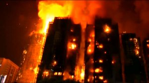 Мощный пожар в Гонконге 26.11.2025