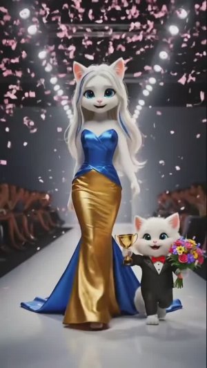 Осмеянный котенок превращается в Звезду моды 😺🔥