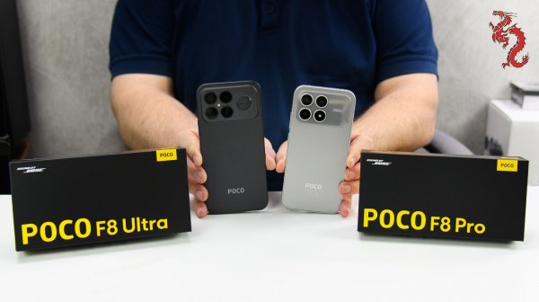 POCO F8 Ultra и F8 Pro //Подробная распаковка и сравнение