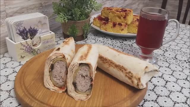 Закуска из лаваша СЫТНАЯ закуска из баклажан. ГОЛОДНЫМ НИКТО НЕ ОСТАНЕТСЯ смотреть онлайн