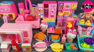 Распаковка розового набора для аппликаций и микроволновой печи. Обзор игрушек | ASMR