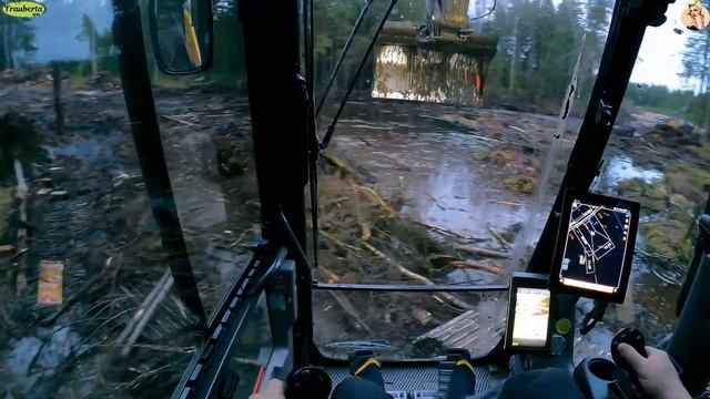 Строительство, дренажные работы в лесу, продолжение смотреть онлайн