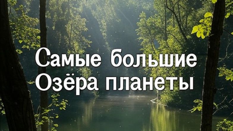 Самые большие озёра планеты за 60 секунд смотреть онлайн