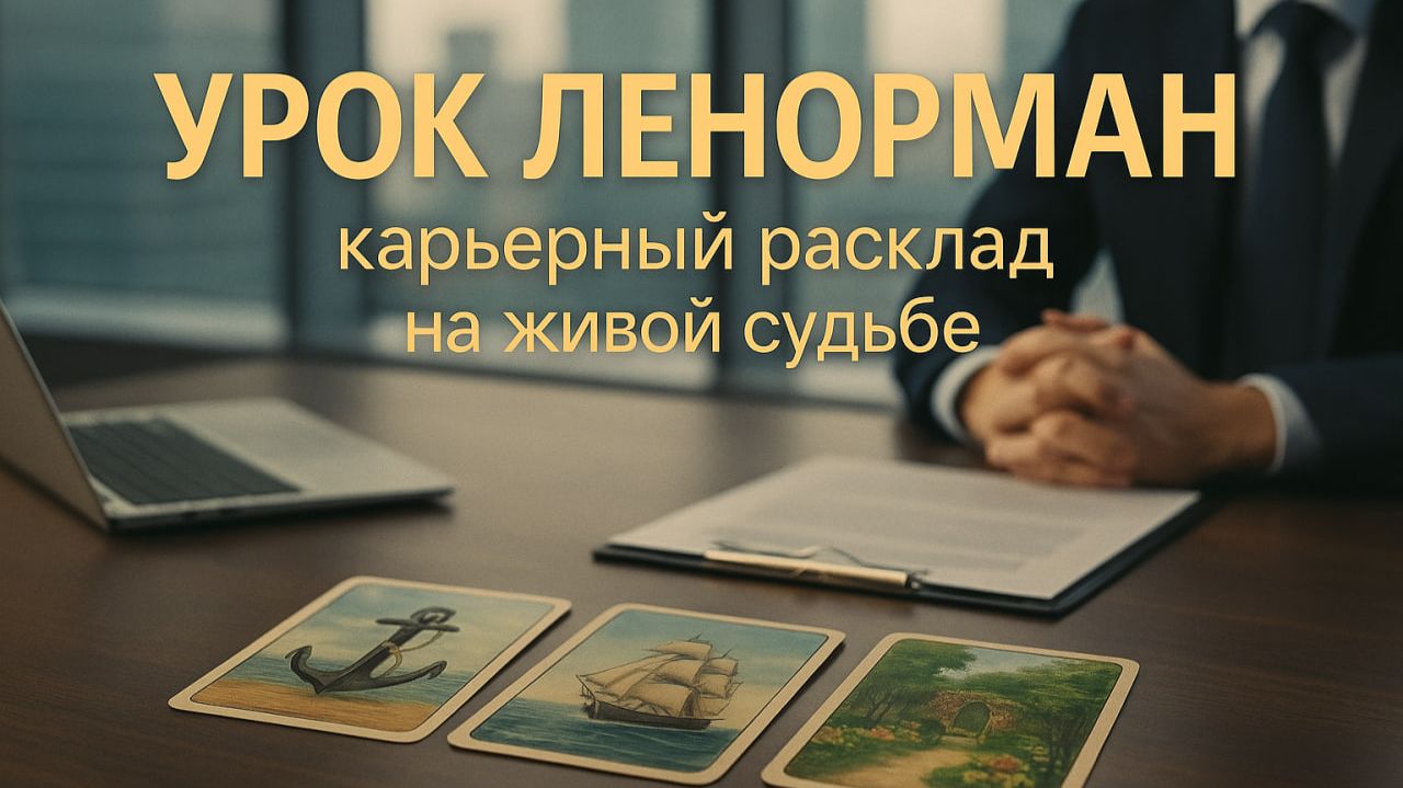 💼ОБУЧАЮЩИЙ РАСКЛАД ЛЕНОРМАН НА КАРЬЕРУ 💼 разбор на живой Судьбе. УРОК ЛЕНОРМАН. смотреть онлайн