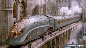 Стимпанк город