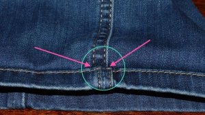 Секрет швеи. Подшиваем джинсы и легко прошиваем утолщение.