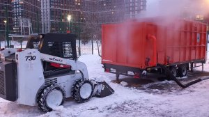 Снегоплавильная установка Д-60 на прицепе