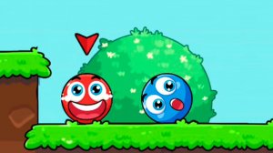 Красный и Синий шарики, новая игра ред бол красный шарик, прохождение мульт игры на андроид #7