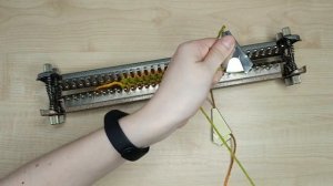 37 УЗОР ДВУХЦВЕТНАЯ ЖЕМЧУЖНАЯ РЕЗИНКА | полупатентная |ОБЪЕМНАЯ РЕЗИНКА | вязальная машинка Ивушка |