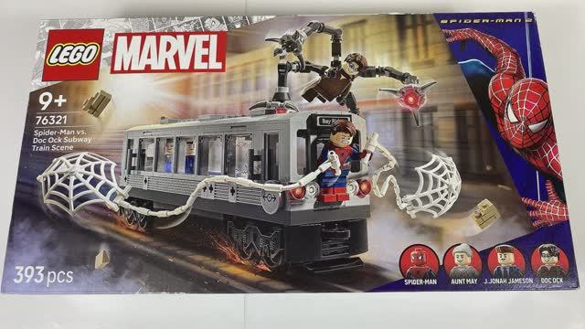 Обзор ЛЕГО Набора 76321 Человек-Паук против Доктора Осьминога: Сцена Поезда в Метро #лего #марвел