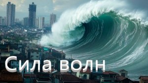 Видео разрушительная сила волн интересно #природа