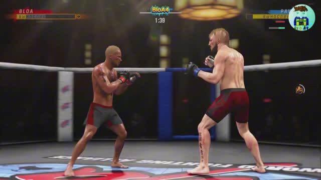 UFC 4. 2 Только игровой процесс. Без комментария.