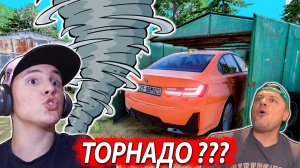 ТОРНАДО уничтожает МАШИНЫ или Езда в ДЕРЕВНЕ на БМВ ► Beamng Drive