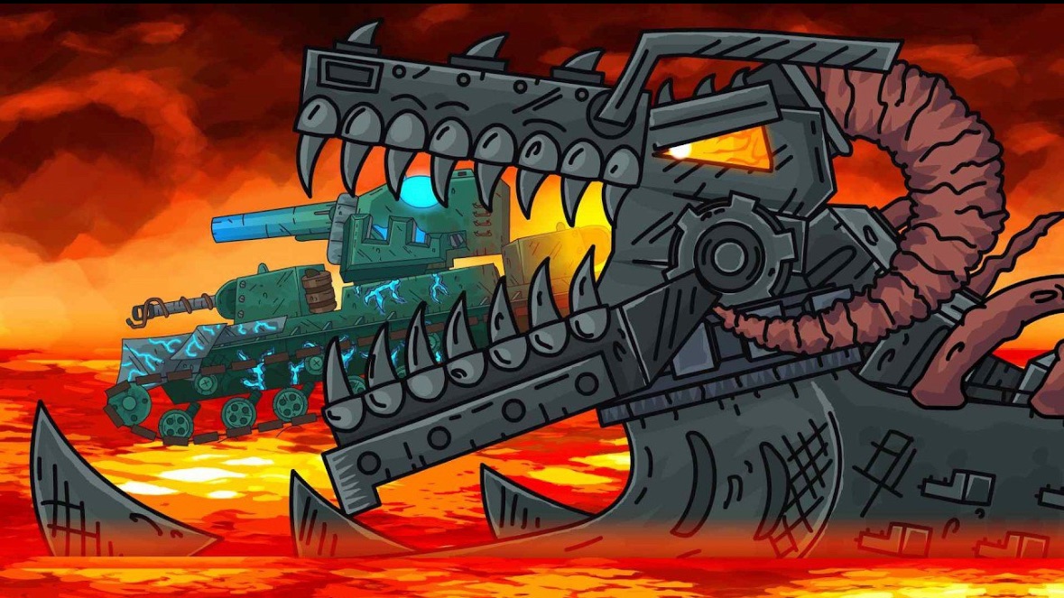 Это чудовище Сожрёт КВ-6! Захват питомца Левиафана смотреть онлайн