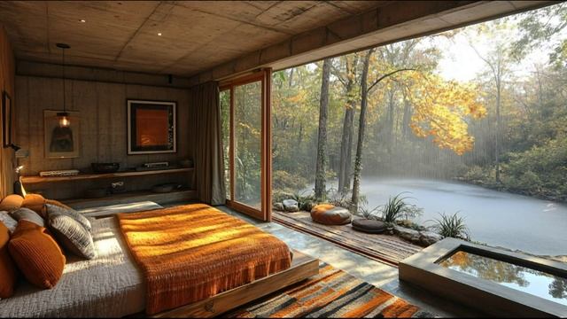 Успокаивающие звуки природы. Звук дождя в тропическом лесу. смотреть онлайн