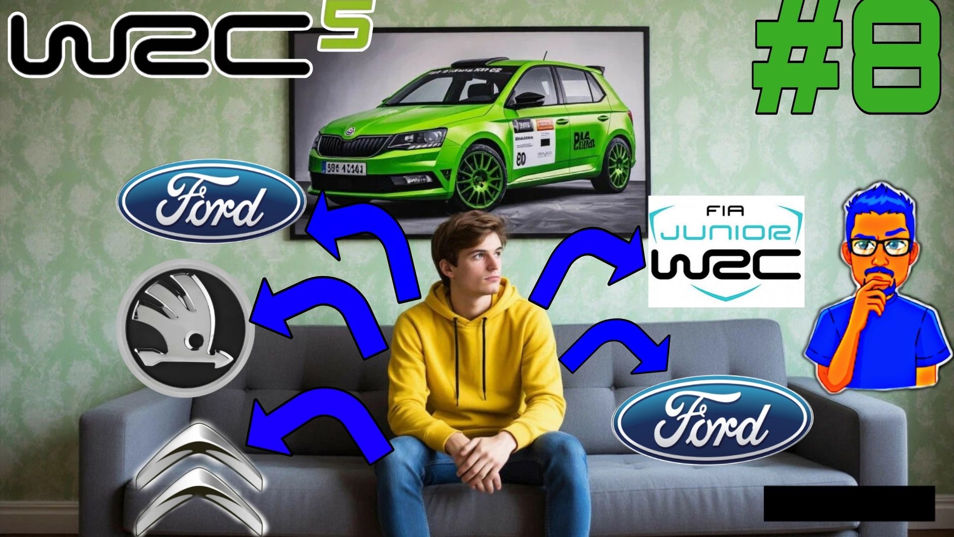 🔵WRC 5🔵#8-СЛОЖНЫЙ ВЫБОР🤔! НО ЧТО ЖЕ ВЫБЕРУ Я🤨!?