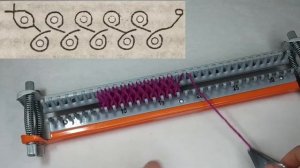 14 УЗОР ОБЪЕМНАЯ КРУЧЁНАЯ РЕЗИНКА || вязальная машинка ИВУШКА | как вязать МК | knitting loom