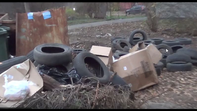 26 ноября 2025 года - осмотр незаконной мусорки