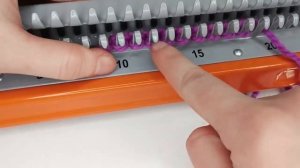 2 УЗОР Чулочное вязание на Ивушке | лицевая гладь | вяжем на Ивушке | ручная вязальная машина Ивушка