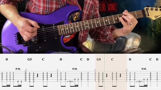Whitesnake - Here I Go Again Cover (Табулатура) Guitar Tutorial TABS
