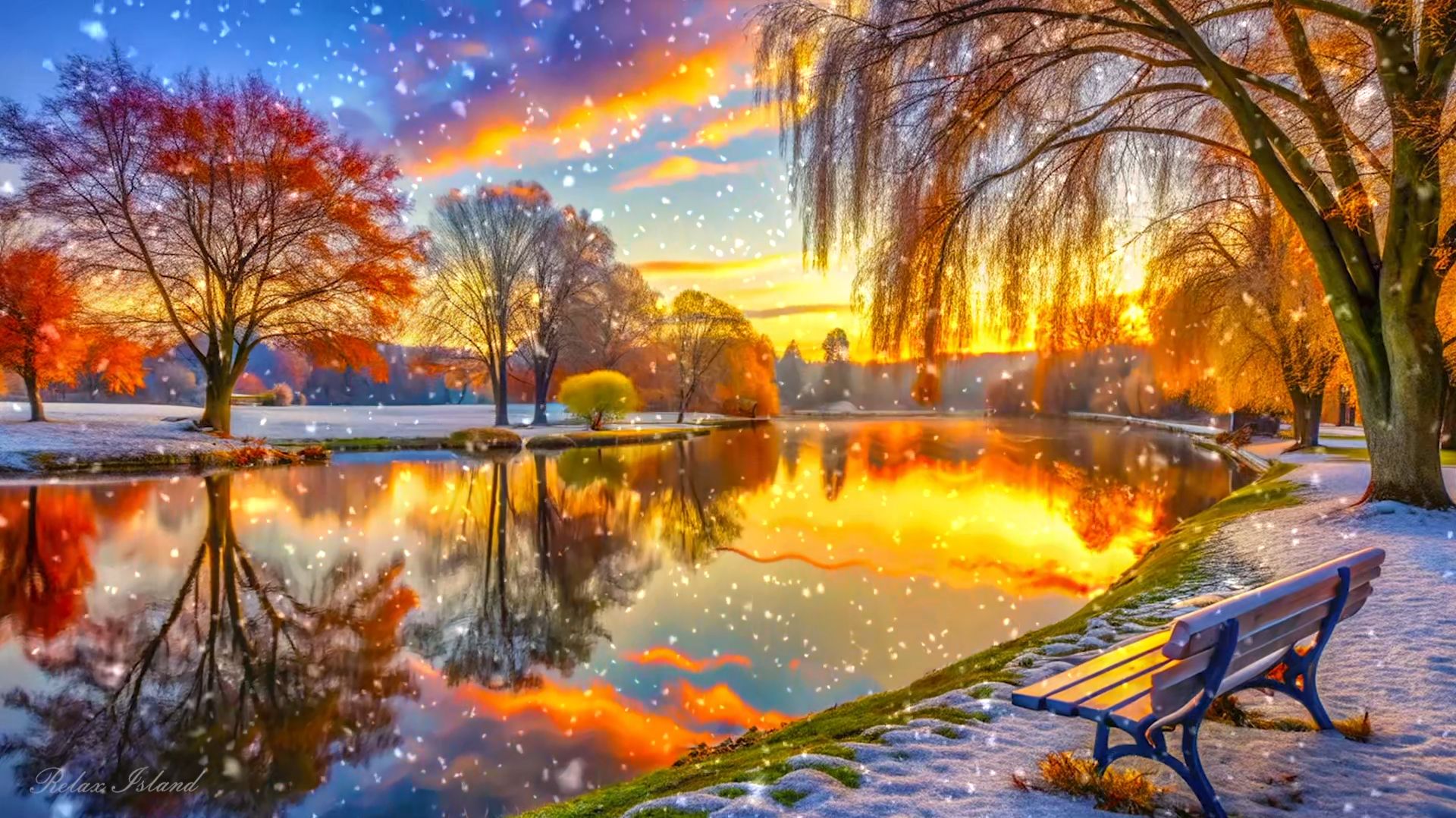 ✨ ОЧЕНЬ КРАСИВАЯ УСПОКАИВАЮЩАЯ МУЗЫКА ДЛЯ СНА 🎵 РАССЛАБЛЯЮЩАЯ МУЗЫКА ДЛЯ ДУШИ В ОСЕННЕМ ПАРКЕ смотреть онлайн