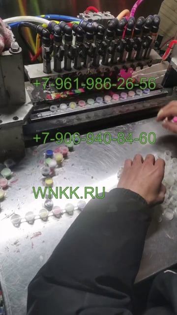 Полуавтоматический станок для розлива акварели E-27K смотреть онлайн