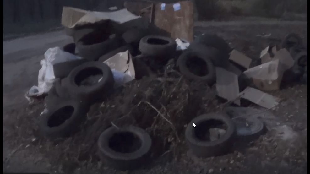 27 ноября 2025 года - состояние незаконной помойки -