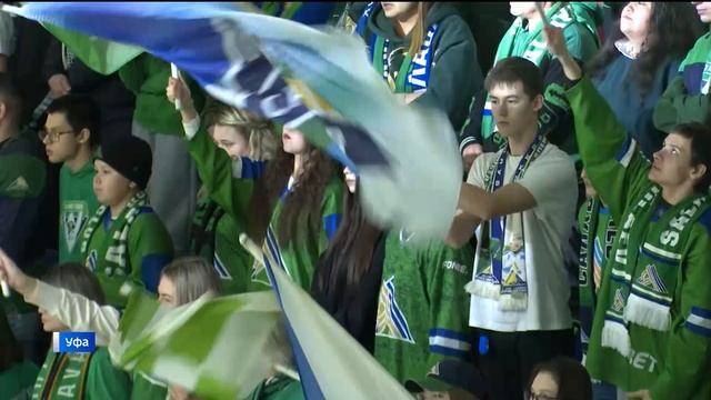 Репортаж ВГТРК «Россия 24 Башкортостан» с матча ХК «Салават Юлаев» и ХК «Барыс»