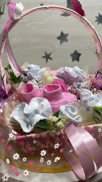 Подарочная корзина на выписку девочки смотреть онлайн