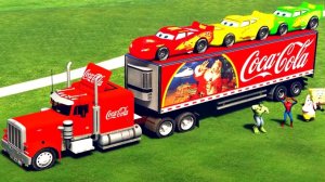 Мультфильм Человек-паук и Супергерои ремонтируют грузовик с Кока-Колой после столкновения с поездом