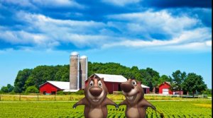 Пять ночей с бобром 2 ферма 1 ночь