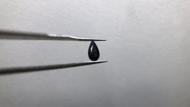 Сапфир чёрный, midnight blue 1.15кт №549