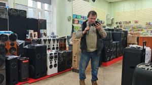 К нам в гости  Воронежской области приехали покупатели за супер колонками ELTRONIC 30-60