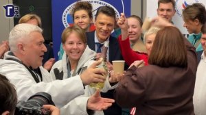 В Москве торжественно встретили спортсменов-сурдлимпийцев