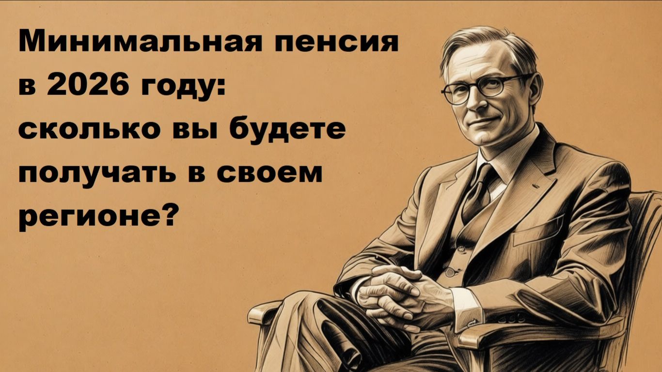 Минимальная пенсия в 2026 году в России по регионам смотреть онлайн