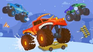 Monster Truck Racing Game. Монстр трак