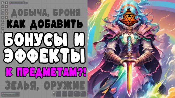 Создаем и настраиваем предметы в Foundry VTT 13