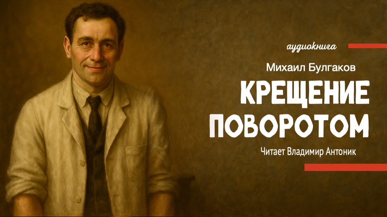 «Крещение поворотом». М.А. Булгаков. Аудиокнига. Читает Владимир Антоник.