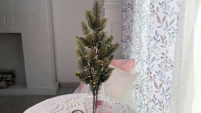 ВЕТКА ЕЛОВАЯ, хвоя 100% литая РЕ, 65 см, 684928