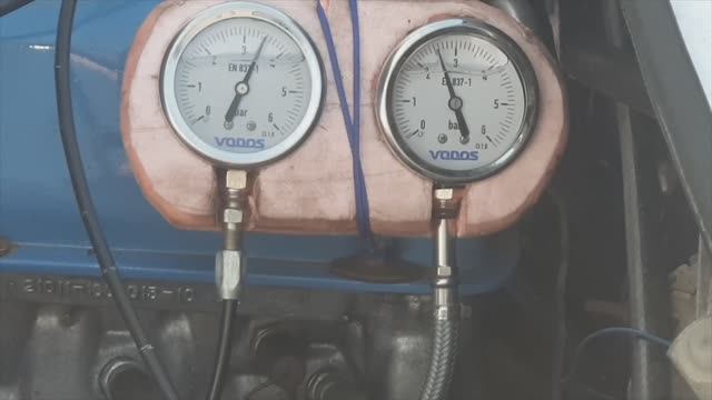 Пуск двс в 0С* на масло 15w40 новый фильтр OF-4071Часть 2 смотреть онлайн