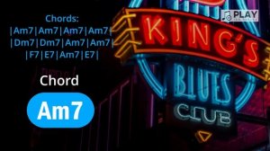 A minor Blues Guitar Backing - BB King Style