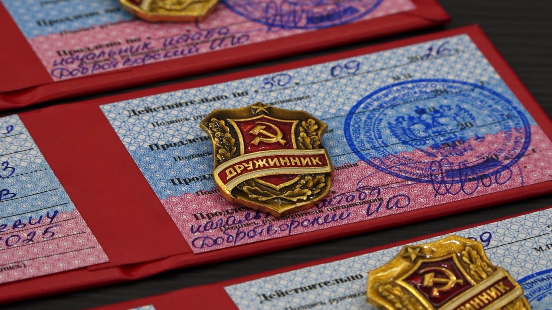 2025.11.29 Вручение удостоверений народным дружинникам смотреть онлайн