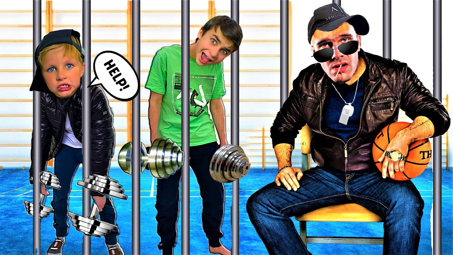 ПОБЕГ ОТ БЕШЕНОГО ФИЗРУКА ! СКЕТЧ на CRAZY Богдаш