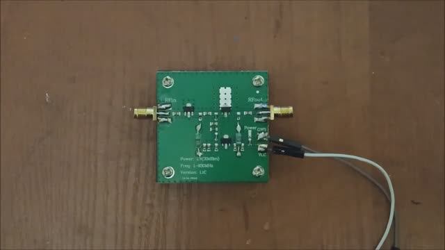 Испытание модуля усилителя мощности для радиостанции.