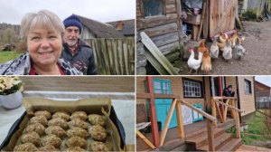 КОТЛЕТЫ В ДУХОВКЕ И ЗАБЕГ У КУРОЧЕК.