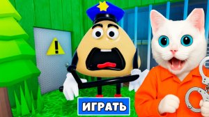 ПОБЕГ ОТ ПОЛИЦЕЙСКОГО ПОО в ROBLOX КОТЕНОК КРОНОС