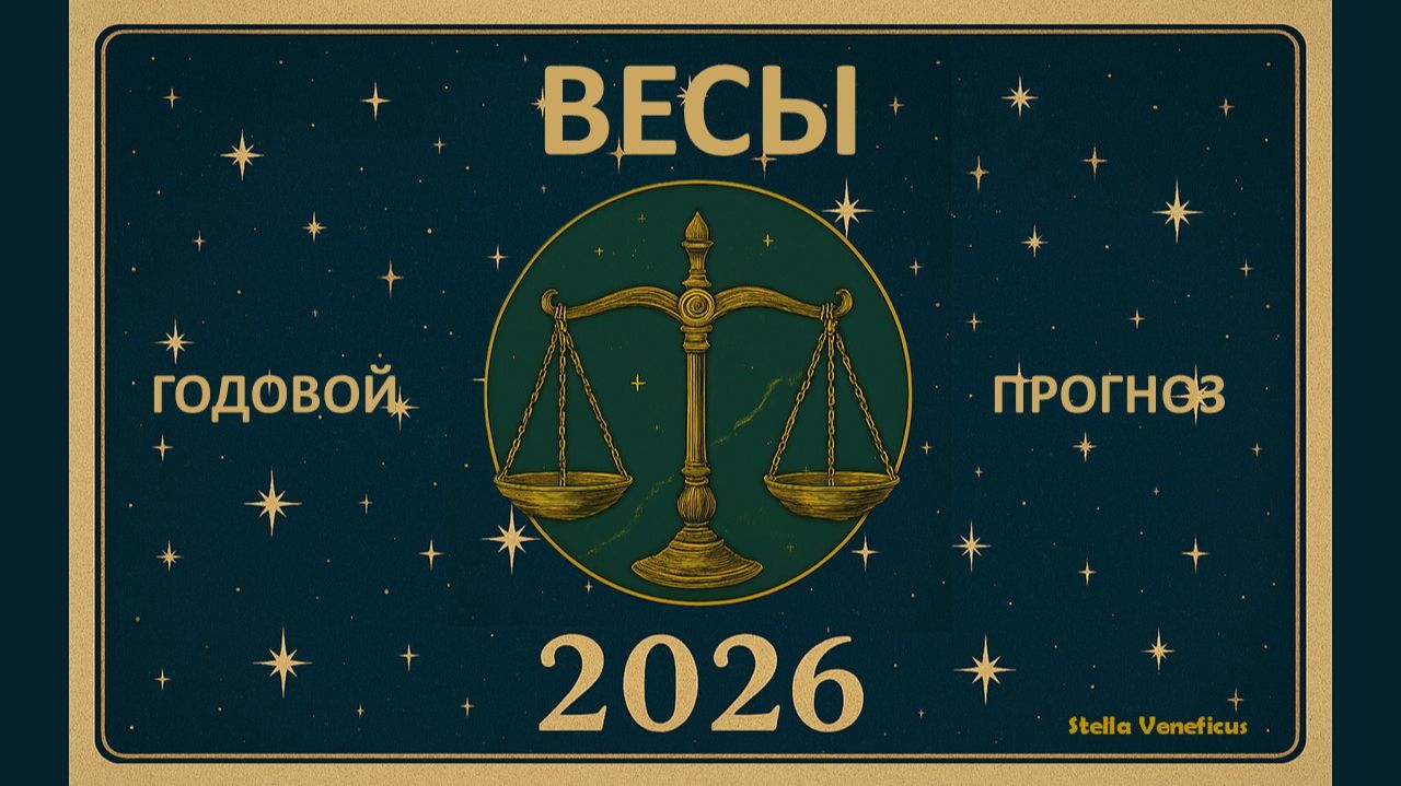 ВЕСЫ - ОБЩИЙ АСТРОЛОГИЧЕСКИЙ ПРОГНОЗ НА 2026 г. смотреть онлайн