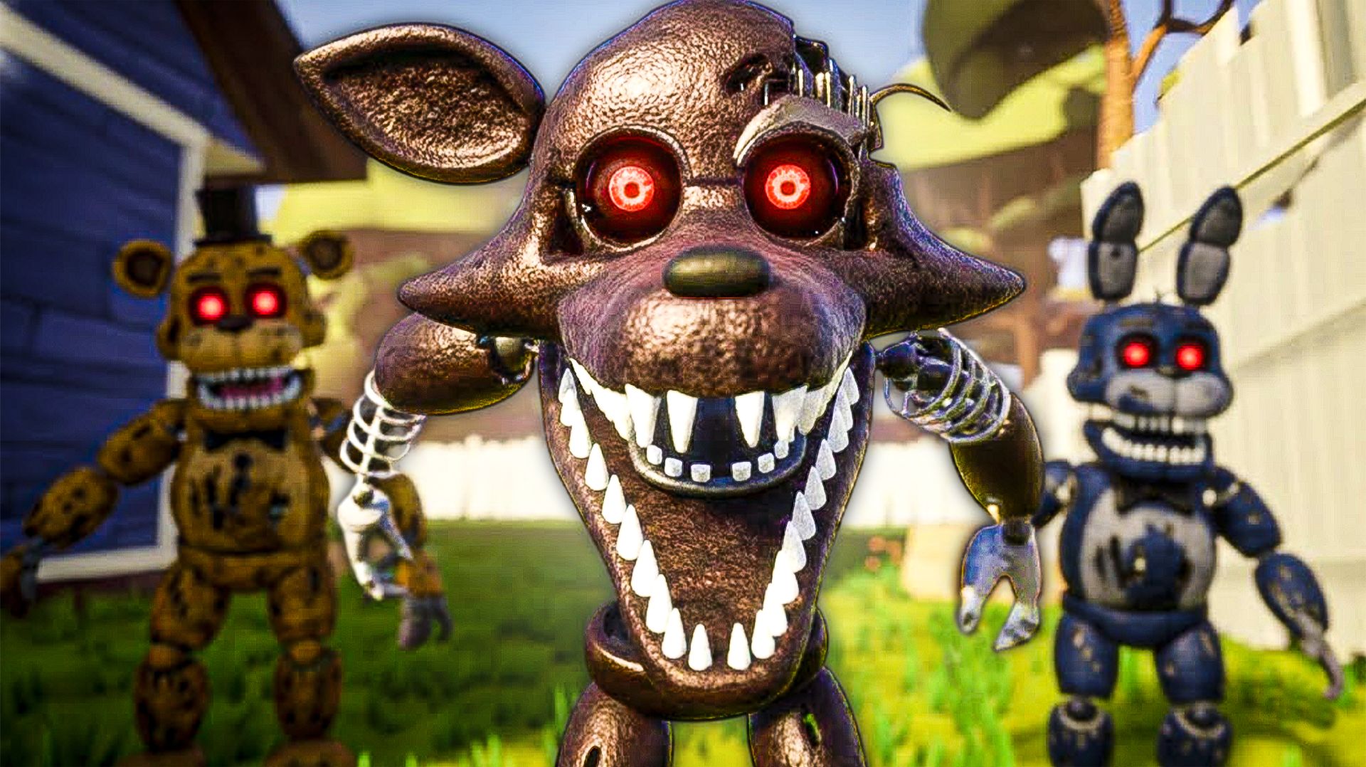 ФНАФ В ПРИВЕТ СОСЕД, НО ФОКСИ ХОЧЕТ УБИТЬ МЕНЯ.. 😱 смотреть онлайн