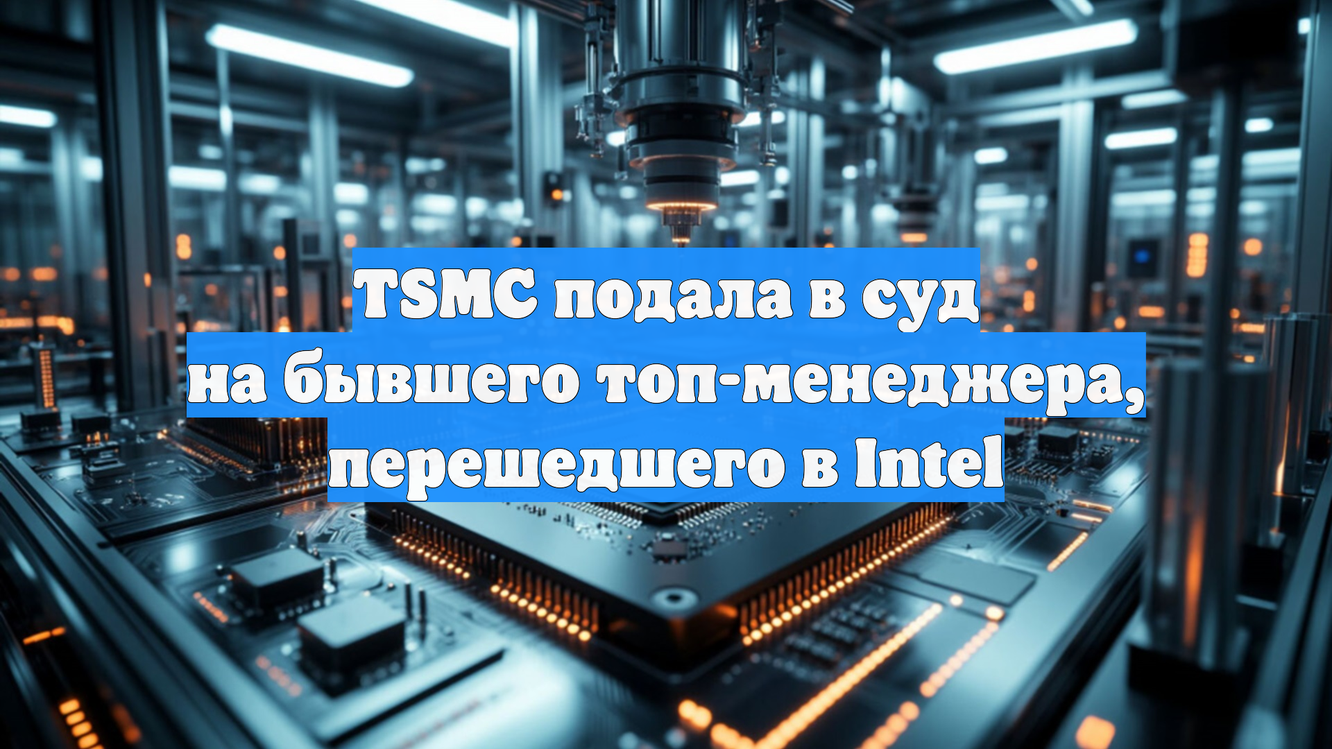 TSMC подала в суд на бывшего топ-менеджера, перешедшего в Intel