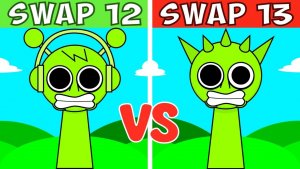 SPRUNKI PHASE 1: SWAP 12 VS SWAP 13! ⚔️ КТО ПОБЕДИТ В МУЗЫКАЛЬНОМ БАТЛЕ? 🎧🔥👑